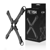 FETISH SUBMISSIVE - VEGAN LEATHER HANDCUFFS UNION